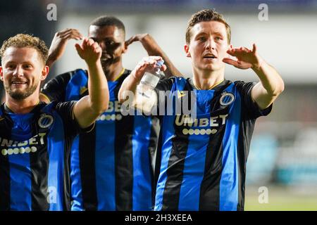 SINT TRUIDEN, BELGIO - OTTOBRE 30: Hans Vanaken del Club Brugge durante la partita della Jupiler Pro League tra Sint-Truidense VV e Club Brugge KV a Stayen il 30 Ottobre 2021 a Sint Truiden, Belgio (Foto di Joris Verwijst/Orange Pictures) Foto Stock