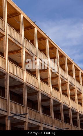 Centre d'hébergement collectif de Rigot, Centro di abitazione collettiva, Ginevra, Svizzera Foto Stock