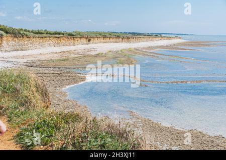 Pointe de Chassiron sull'isola di OlÃ©ron Foto Stock