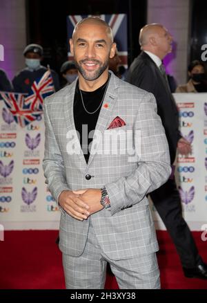 LONDRA - INGHILTERRA 30 OTT: Alex Beresford partecipa ai premi Pride of Britain in collaborazione con TSB al Grosvenor House Hotel, Park Street, Londra, il 30 ottobre 2021. Foto di Gary Mitchell/Alamy Live News Foto Stock