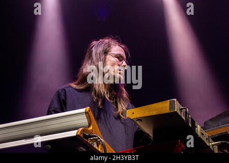 Londra, Inghilterra, Regno Unito. 30 Ott 2021. Alexandra Palace, Londra, Regno Unito, 30 ottobre 2021. La band tedesca Indie-rock Hope esegue il suo concerto di supporto al Bauhaus. (Credit Image: © Sabrina Merolla/ZUMA Press Wire) Foto Stock