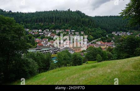 Bad-Teinach nella foresta nera settentrionale, in germania Foto Stock