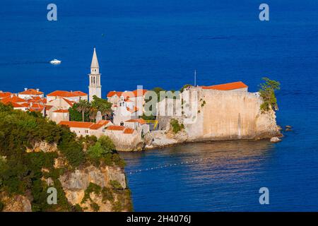 Città vecchia di Budva Montenegro Foto Stock