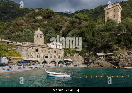 Abbazia di San Fruttuoso Foto Stock