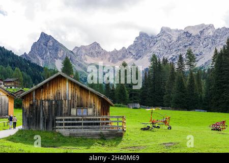 Val San Nicolo in Val di Fassa Foto Stock