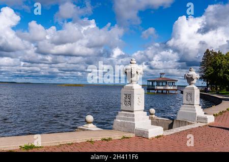 Haapsalu incredibile villaggio in Estonia Foto Stock