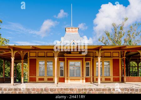 Haapsalu incredibile villaggio in Estonia Foto Stock