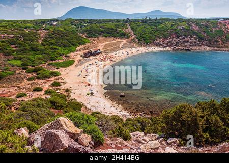 Spiaggia di Torre del Porticciolo Foto Stock