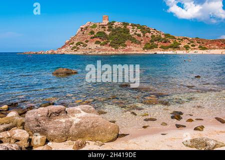 Spiaggia di Torre del Porticciolo Foto Stock