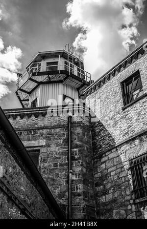 Torre di guardia per le guardie carcerarie presso il penitenziario dello Stato Orientale, USA Foto Stock