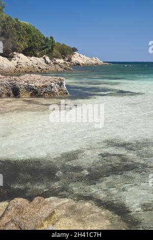 La Baia di Cala Granu in Sardegna Foto Stock