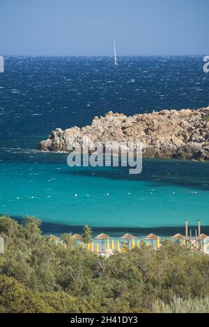 La Baia di Cala Granu in Sardegna Foto Stock