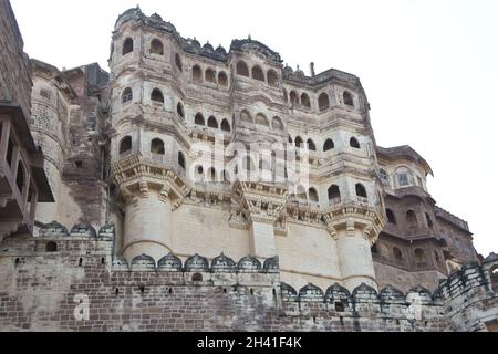 Mehrangar Fort in Jodhpur Foto Stock