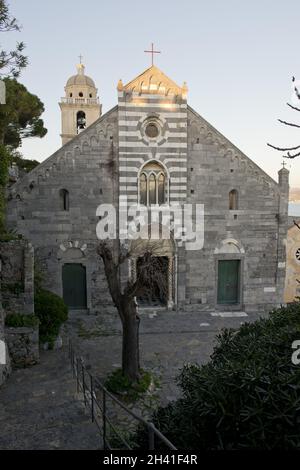 Chiesa di San Lorenzo a Portovenere Foto Stock