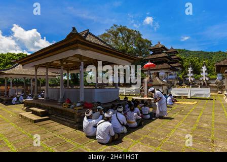 Tempio Lempuyang - isola di Bali Indonesia Foto Stock