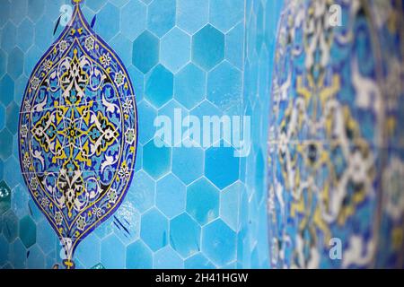 Bursa Green Tomb vista interna in ceramica Foto Stock