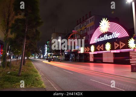 Amburgo St. Pauli, Reeperbahn, Kiez Foto Stock