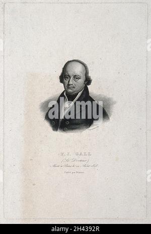 Franz Joseph Gall (1758 - 1828), neuroanatomista e fisiologo tedesco Foto Stock