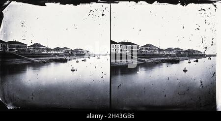 Kiukiang, provincia di Kiangsi, Cina. Fotografia, 1981, da un negativo di John Thomson, ca. 1870. Foto Stock