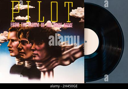 Memories of EMI - White Label Vinyl Disc Pilot, dall'album dello stesso nome. Foto Stock