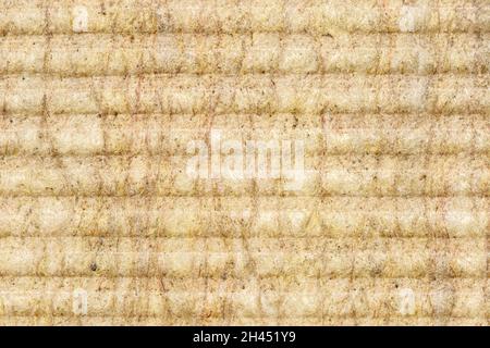 Materiale termoisolante, lana di roccia. Strato di isolamento termico del tetto. Lana minerale o fibra minerale, cotone minerale, fibra minerale, lana di vetro, MMMF Foto Stock