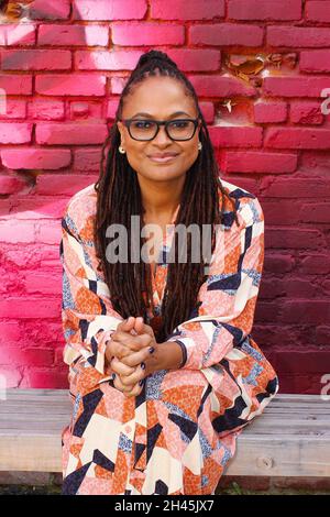 Los Angeles, Stati Uniti. 31 ottobre 2021. AVA DuVernay all'ARRAY Creative Campus di Los Angeles, CA, il 31 ottobre 2021. (Foto di Conor Duffy/Sipa USA) Credit: Sipa USA/Alamy Live News Foto Stock