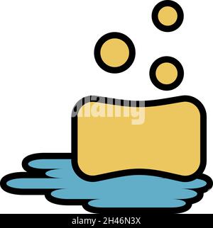 Sapone per mani, illustrazione, vettore, su sfondo bianco. Illustrazione Vettoriale