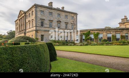 Howick Hall Mansion, Alnwick, Northumberland Foto Stock