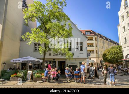 Restaurant zum Nußbaum, Propststraße, Nikolaiviertel, Mitte, Berlino, Germania Foto Stock