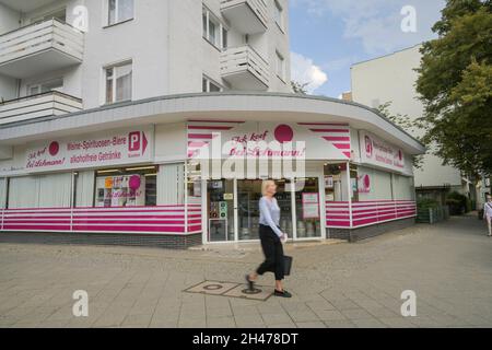 Lehmann Getränke, Uhlandstraße, Wilmersdorf, Charlottenburg-Wilmersdorf, Berlino, Germania Foto Stock