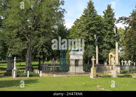 Invalidenfriedhof, Scharnhorststraße, Mitte, Berlino, Germania Foto Stock