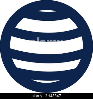 Pianeta Marte, illustrazione, vettore, su sfondo bianco. Illustrazione Vettoriale