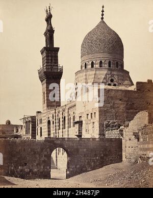 La moschea di Emeer Akhoor, Cairo, Egitto. Fotografia di Francesco Frith, 1858. Foto Stock