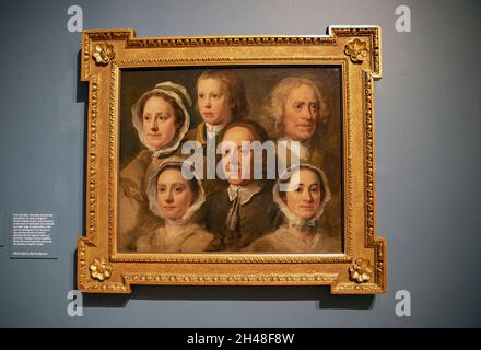 pic mostra: - Mostra di Hogarth ed Europa alla Tate Britain a Londra Uno studio sui servi di Hogarth 3 novembre 2021 – 20 marzo 2022 Immagine Foto Stock