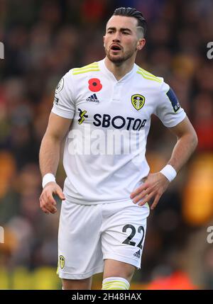 Jack Harrison di Leeds United - Norwich City contro Leeds United, Premier League, Carrow Road, Norwich, UK - 31 ottobre 2021 solo per uso editoriale - si applicano le restrizioni DataCo Foto Stock