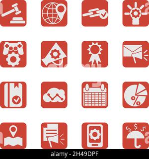 SEO e web, illustrazione, vettore, su sfondo bianco. Illustrazione Vettoriale