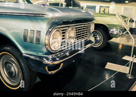 American Classic Cars a partire dagli anni '60 di fila. Foto Stock