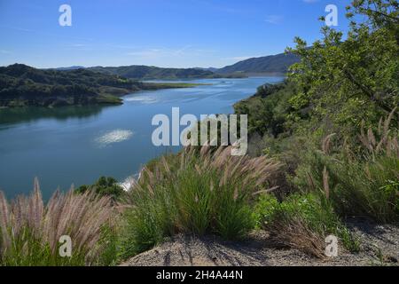 L'area ricreativa del lago Casitas è stata sede dei Giochi Olimpici estivi del 1984, Ventura County CA Foto Stock