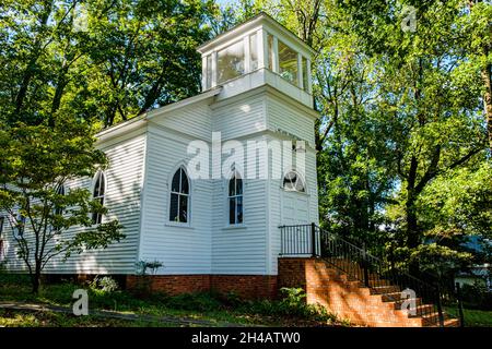 Mount Airy Presbyterian Church, Grandview Avenue, Mt Airy, Georgia Foto Stock
