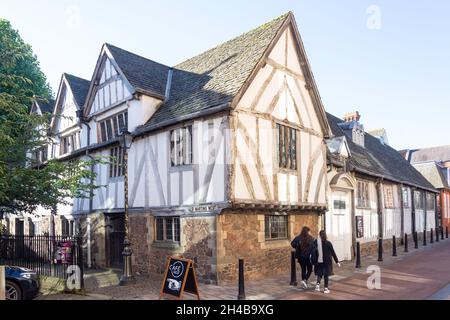 14 ° secolo Leicester Guildhall, Guildhall Lane, Città di Leicester, Leicestershire, Inghilterra, Regno Unito Foto Stock