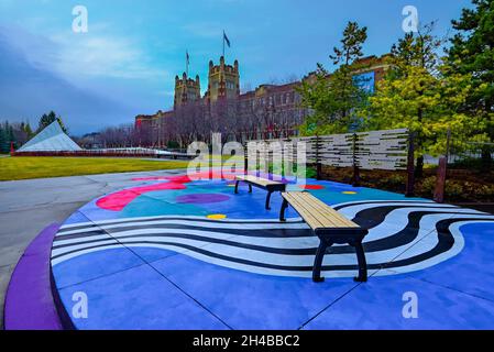 Heritage Hall, Southern Alberta Institute of Technology, (SAIT), Calgary, Alberta, Canada Foto Stock