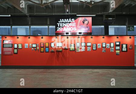 Fiera internazionale del fumetto di Barcellona-2018 nei palazzi di Fira Barcelona Montjuic, Catalogna, Spagna Foto Stock