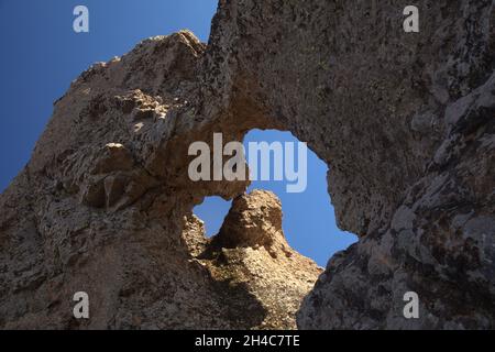 Gran Canaria, parte centrale dell'isola, Las Cumbres, cioè i vertici Foto Stock