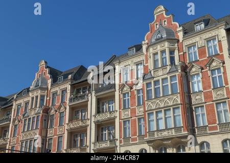 Altbau, Hauptstraße, Schöneberg, Berlino, Germania Foto Stock