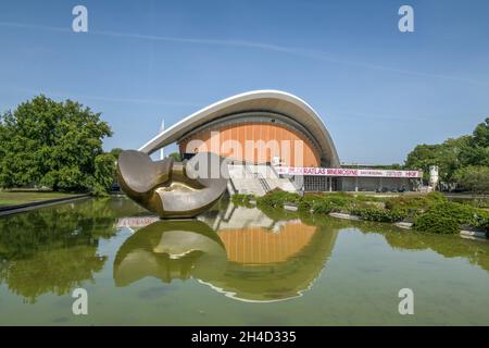 Haus der Kulturen der Welt, John-Foster-Dulles-Allee, Tiergarten di Berlino, Deutschland Foto Stock