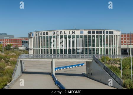 Messe Berlin, Eingang Süd, Jaffestraße, Westend, Berlino, Deutschland Foto Stock