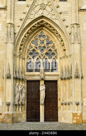 Liebfrauen-Überwasserkirche, Überwasserkirchplatz, Münster, Nordrhein-Westfalen, Deutschland Foto Stock