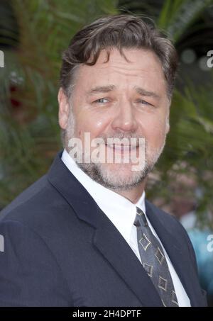 Russell Crowe partecipa alla premiazione britannica dei SIMPATICI RAGAZZI di Odeon, Leicester Square, Londra, il 19 maggio 2016. Foto Stock