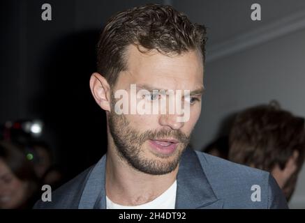 Jamie Dornan parla con i media mentre frequenta la prima britannica di ANTROPOID alla BFI Southbank, Londra. Martedì 30 agosto 2016. Il credito fotografico deve essere: Isabel Infantes / EMPICS Entertainment. Foto Stock