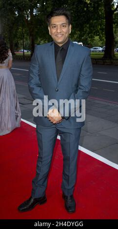 Nitin Ganatra partecipa ai premi Asian Achievers alla Grosvenor House, Park Lane, Londra. Foto datata: Venerdì 22 settembre 2017. Il credito fotografico deve essere: Isabel Infantes / EMPICS Entertainment. Foto Stock